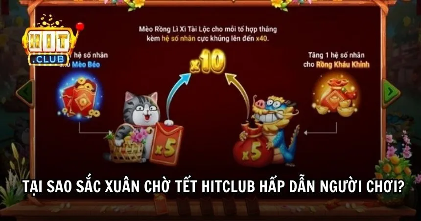 Sức hấp dẫn Sắc Xuân Chờ Tết Hitclub 