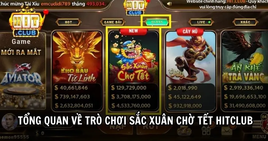 Tổng quan về trò chơi Sắc Xuân Chờ Tết Hitclub